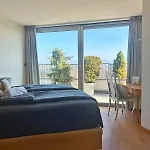 Terassenwohnung Naehe Salzburg, Ausblick *