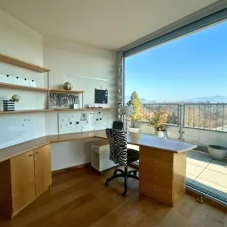 Апартаменты Terassenwohnung Naehe Salzburg, Ausblick