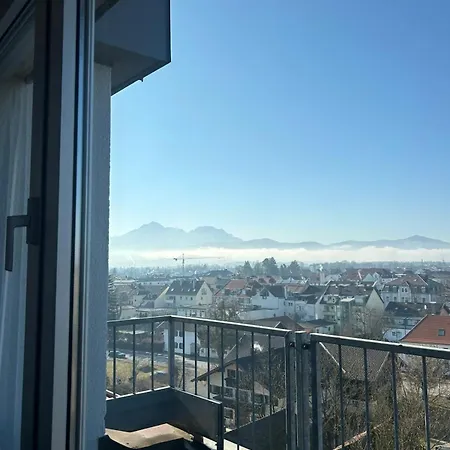 Terassenwohnung Naehe Salzburg, Ausblick