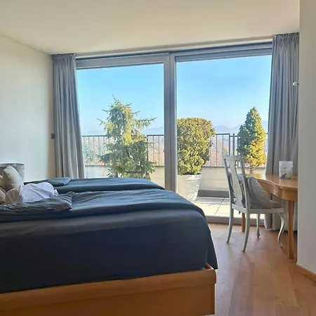 Terassenwohnung Naehe Salzburg, Ausblick *