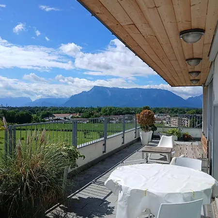 Apartamento Terassenwohnung Naehe Salzburg, Ausblick